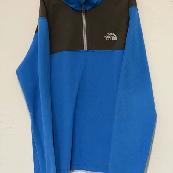 The north face kids pullover blue gray L 14/16 - Picture 1 of 7